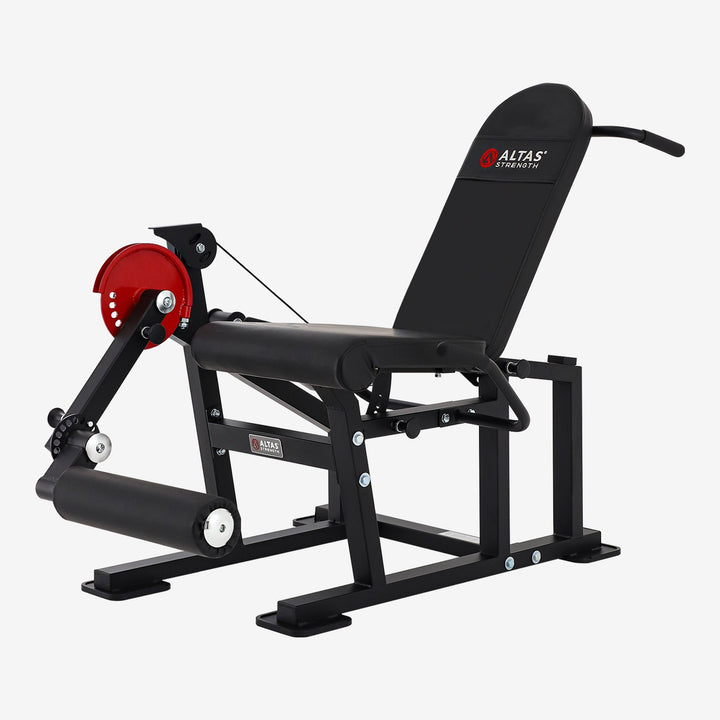 Compact Leg Curl & Extension Machine for Home Gym – ALTAS AL-169 Strength Equipment