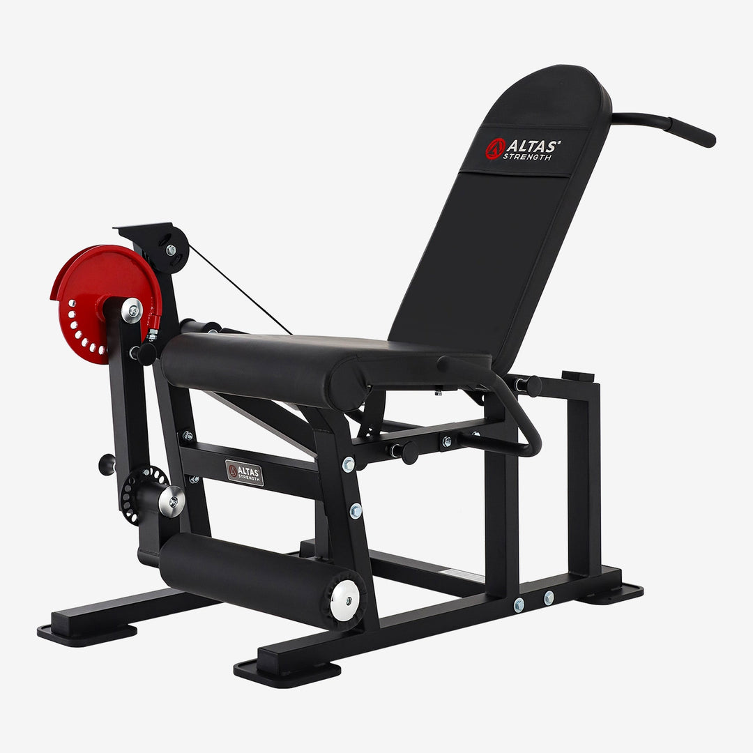 Compact Leg Curl & Extension Machine for Home Gym – ALTAS AL-169 Strength Equipment