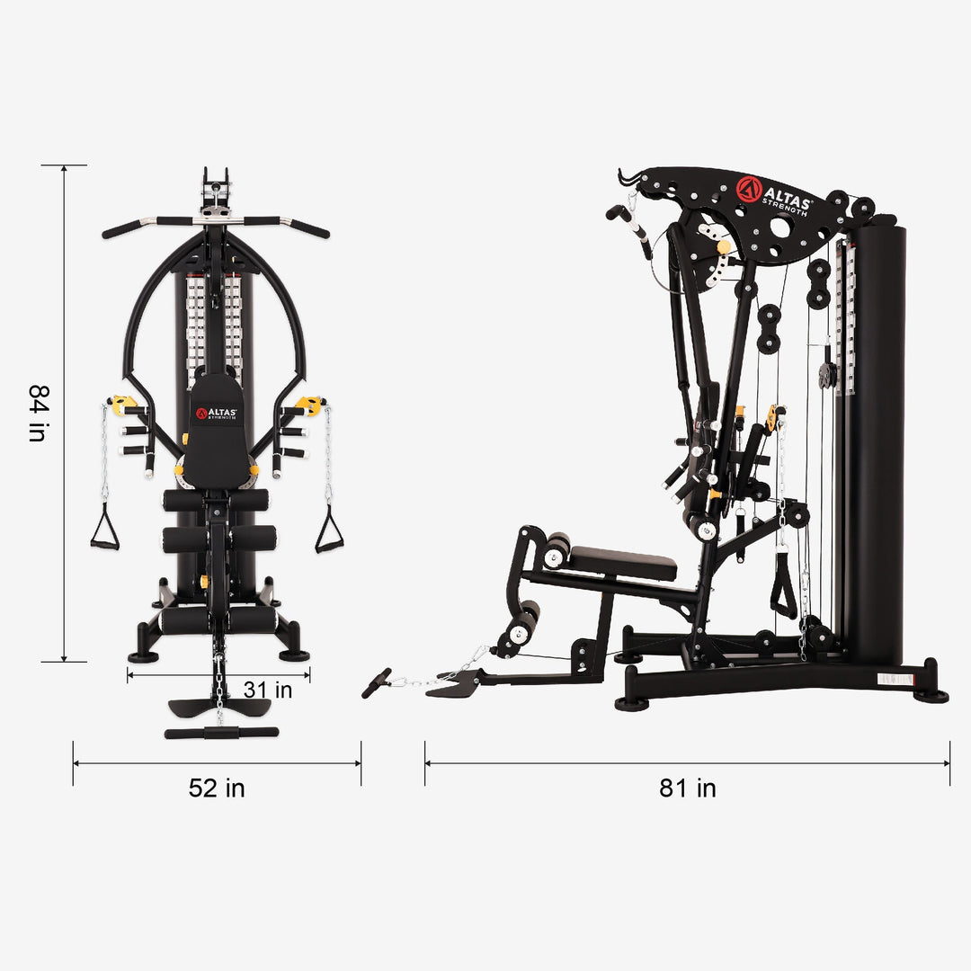 Multi-Functional Trainer for Home Gym – ALTAS AL-179 Light-Commercial Equipment