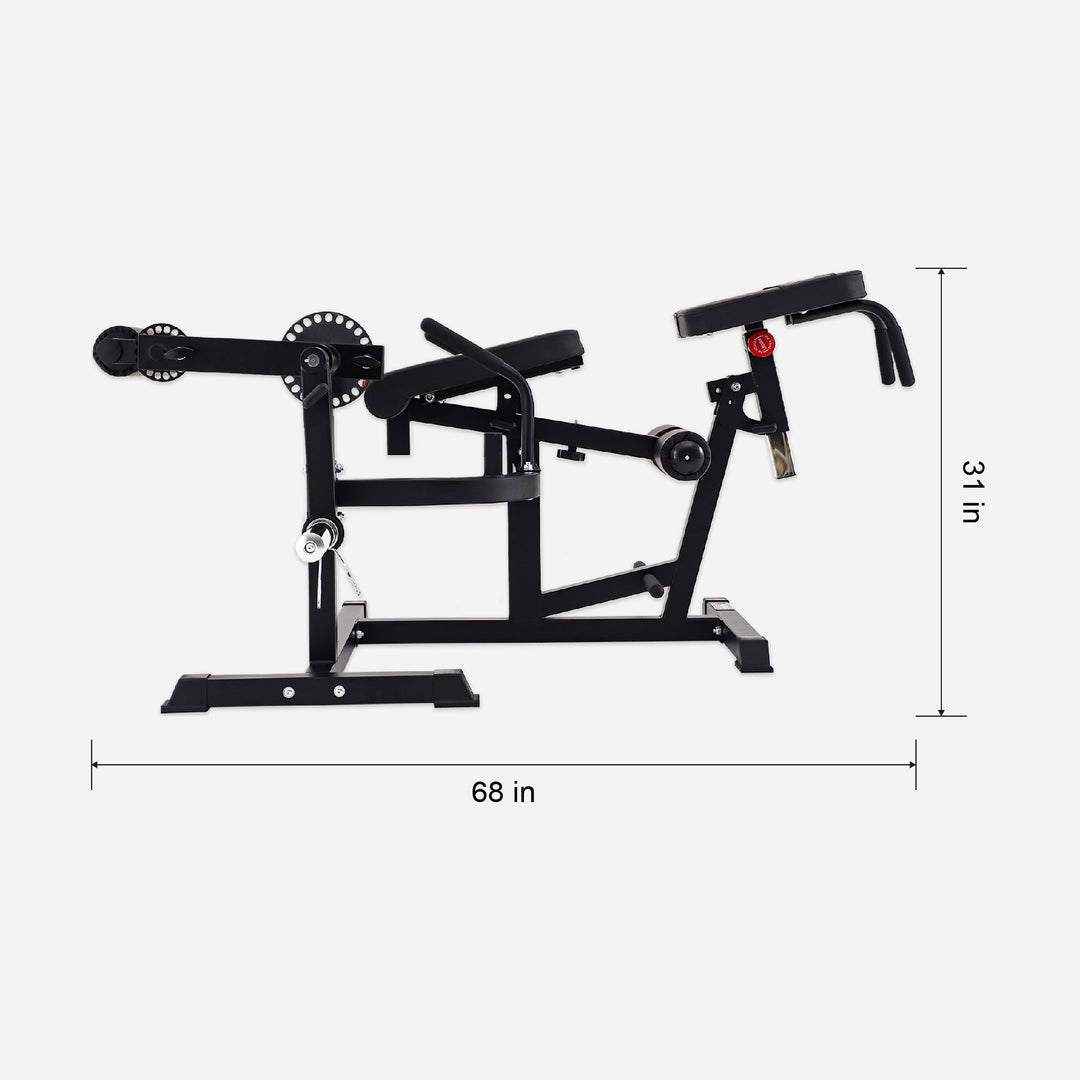 Leg Curl & Extension Machine for Home Gym – ALTAS AL-3036 Strength Equipment