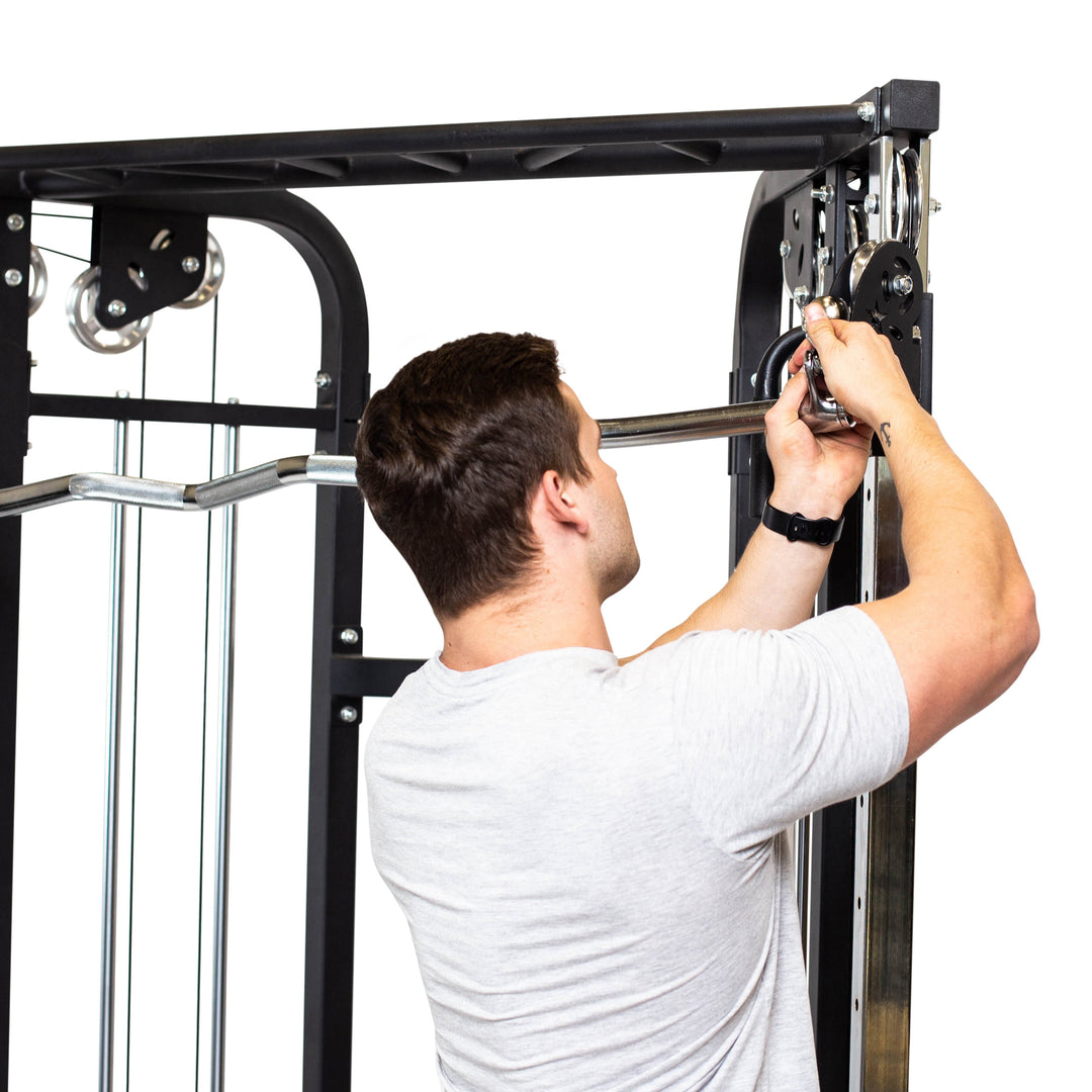 Double Hook EZ Curl Bar Cable Attachment - view 4
