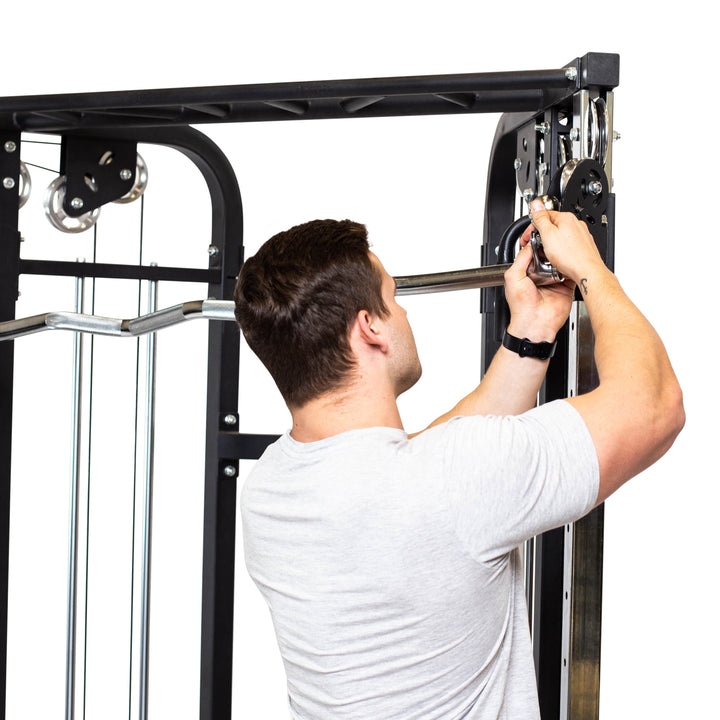 Double Hook EZ Curl Bar Cable Attachment - view 4