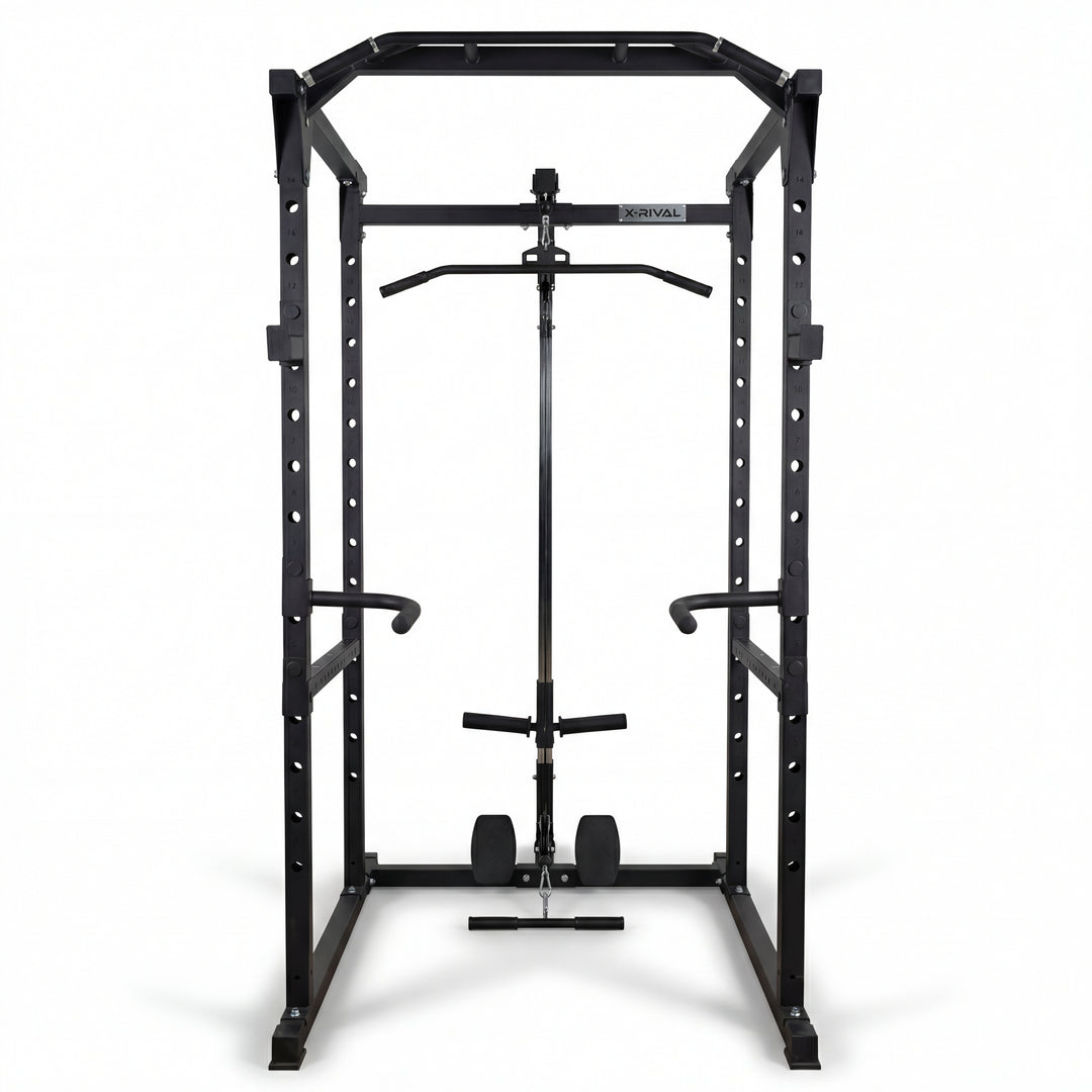 Power Rack With Lat Pull-Down XRPC02 | X-RIVAL – X-Rival Fitness Edmonton
