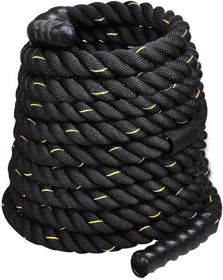 Commercial 40' Battle Rope from X-Rival, ideal for strength training and dynamic workouts in gym or fitness. Made for durability.