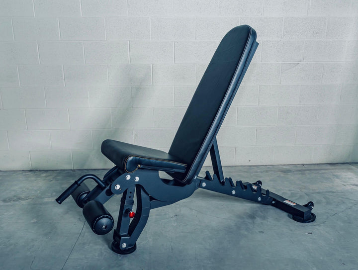 Heavy-duty adjustable bench XRAB03 designed for versatility in weight training workouts.