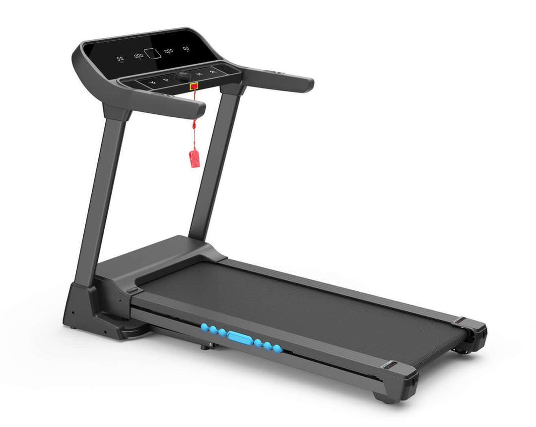 X-RIVAL Treadmill Max Motion K6522 with touchscreen, designed for smooth workouts and exercise routines in Canada.